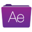 After Effects Folder Icon 64x64 png